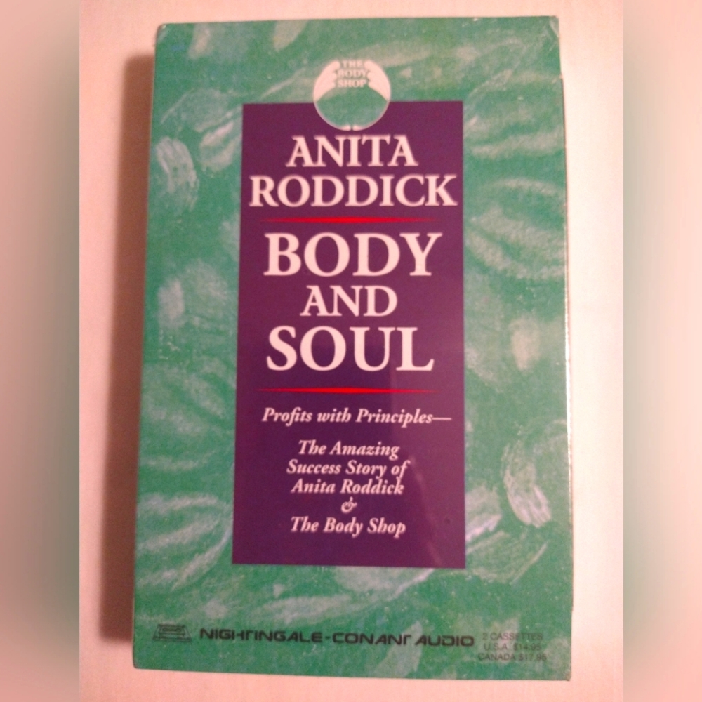RARE "THE AMAZING SUCCESS STORY OF ANITA RODDICK & THE BODY SHOP" CASSETTES(NWT)
